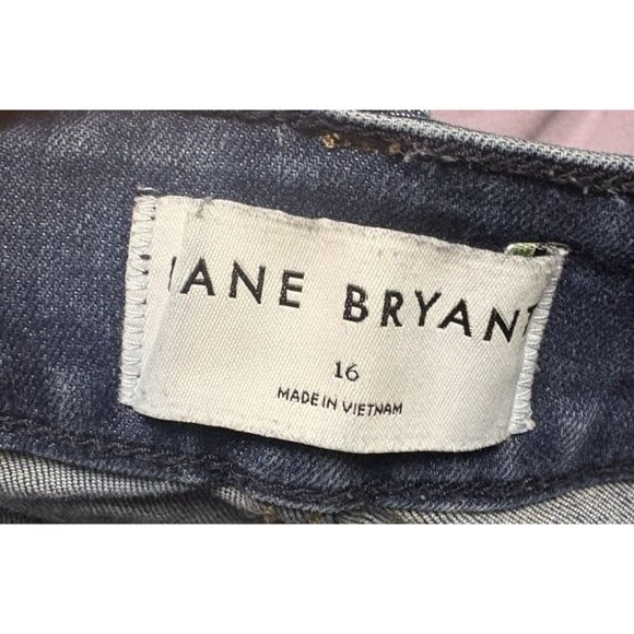 Lane Bryant Jeans Womens Size 16R Dark Blue Bootcut Curvy - Picture 5 of 5